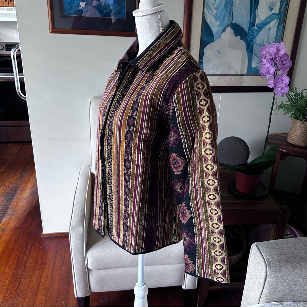SOHOCOMPAGNE Woven Quilt Coat With Cotton Interior - Picture 6 of 15